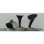  P. Talon Plastique Noir 105594 