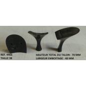  P. Talon Plastique Noir 4466 