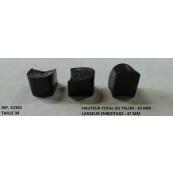  P. Talon Plastique Noir 52383 