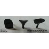  P. Talon Plastique Noir 55448 