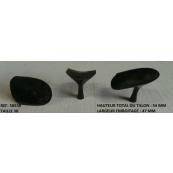  P. Talon Plastique Noir 58539 