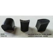  P. Talon Plastique Noir EBORI 