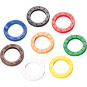  200 Key ring 8 couleurs 29mm 