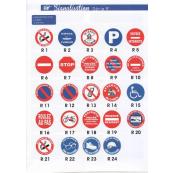  Plaque SIGNALISATION R diam.23 